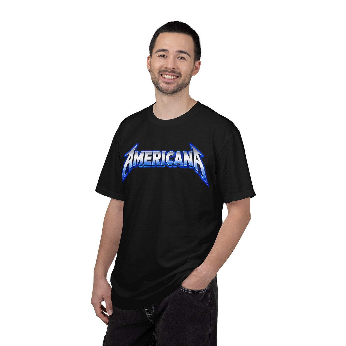 Americana BJJ Graphic Tee – Heavyweight Cotton with Bold Mat Theory Design