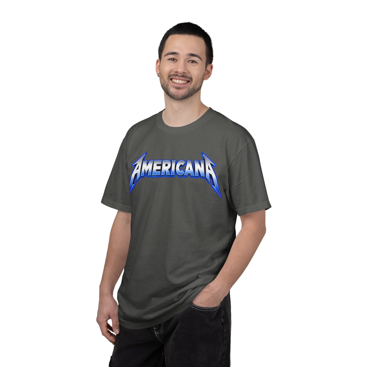 Americana BJJ Graphic Tee – Heavyweight Cotton with Bold Mat Theory Design